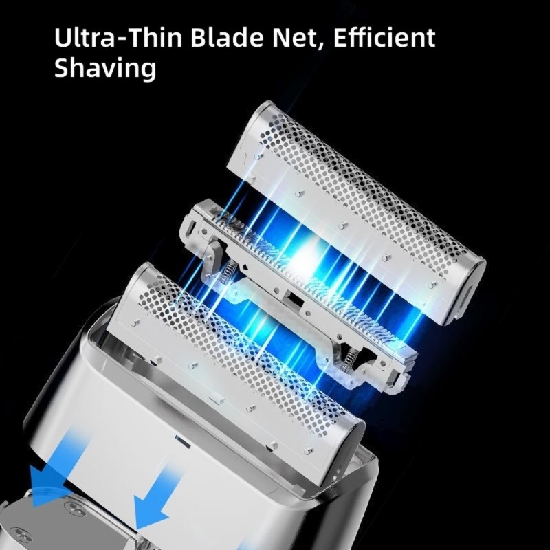 Men'S Grooming Razor Kit - AT28-USB Rechargeable Wet/Dry Electric Shaver For