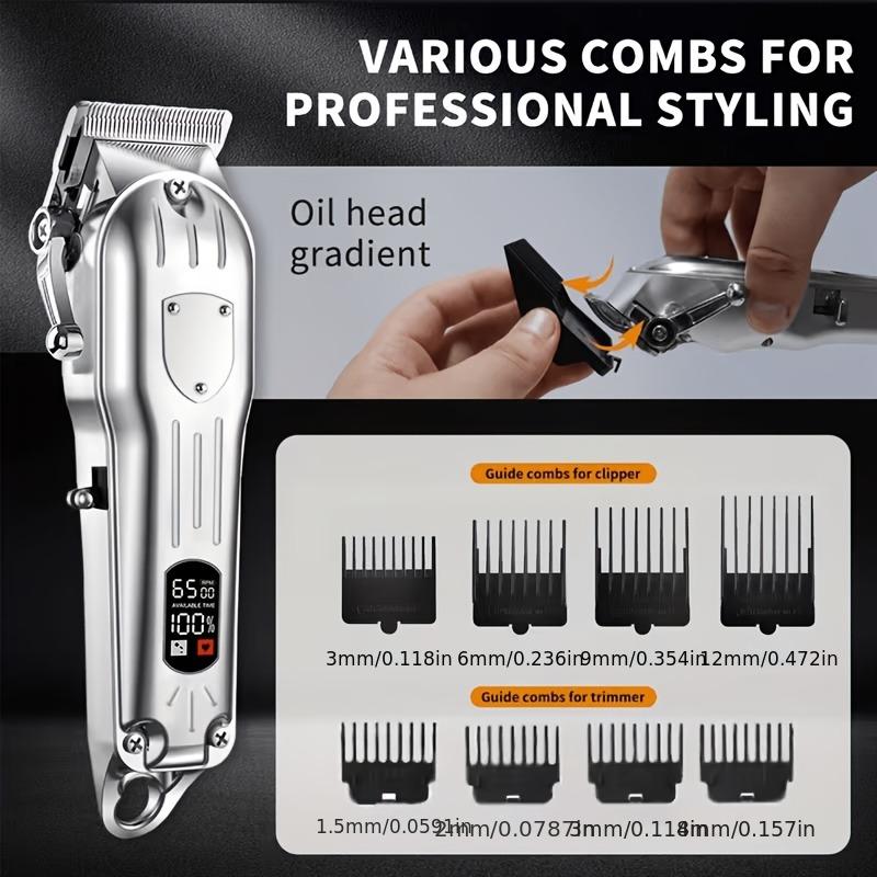 USB Rechargeable Hair Clipper  - Men'S Grooming Electric Trimmer 评论和价格