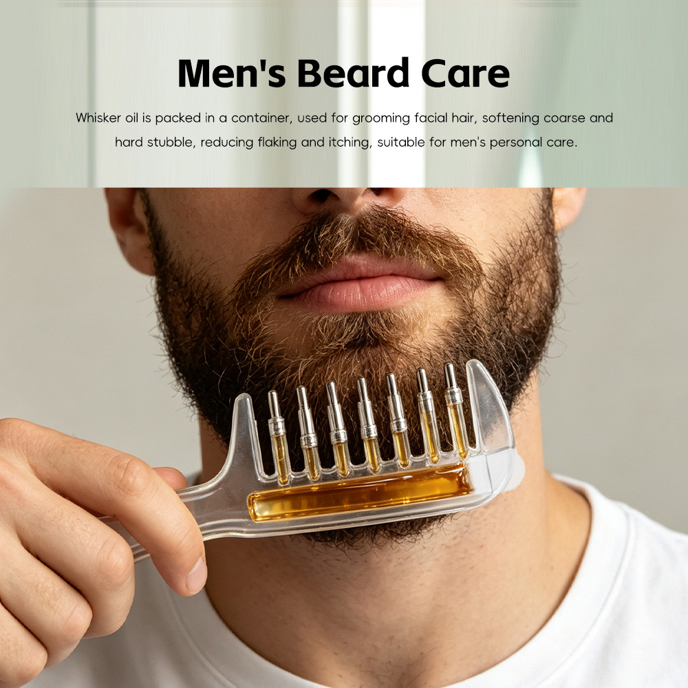 Unisex Transparent Essential O - Beard Oil Growth 评论和价格
