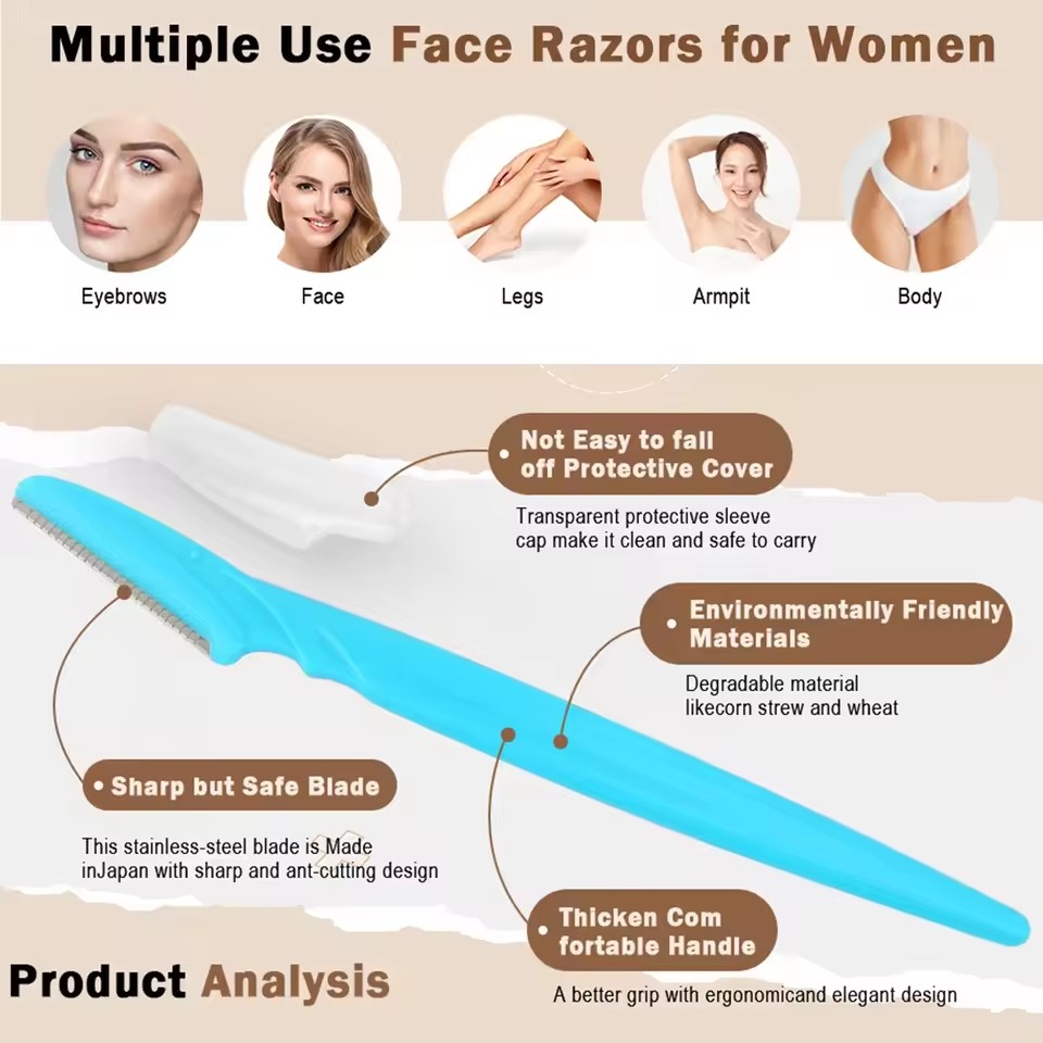 5/10/30/40pcsbrow Razor and Fa - Men'S Grooming Shaver 评论和价格