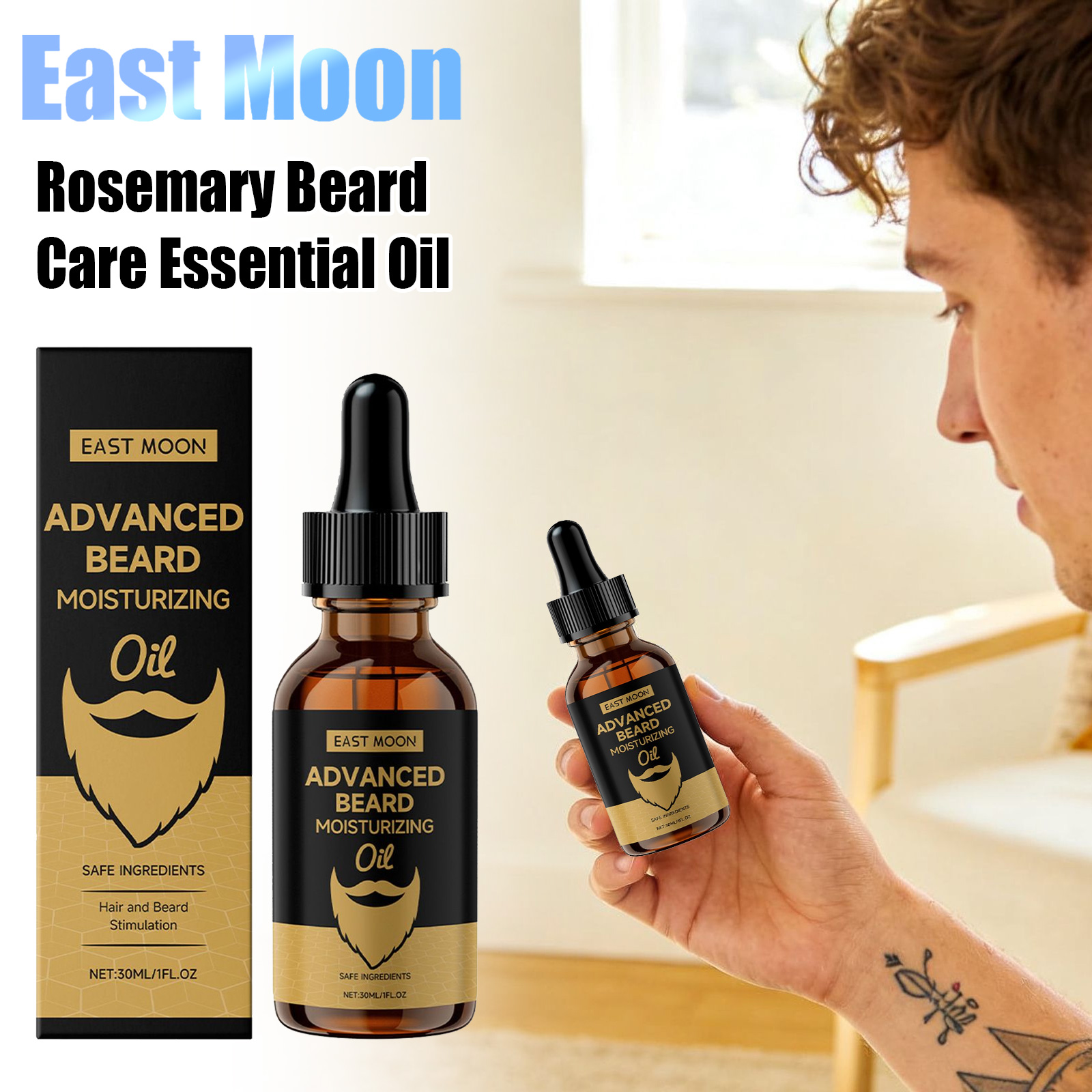 East Moon Rosemary Beard Softe - Beard Oil Growth 评论和价格