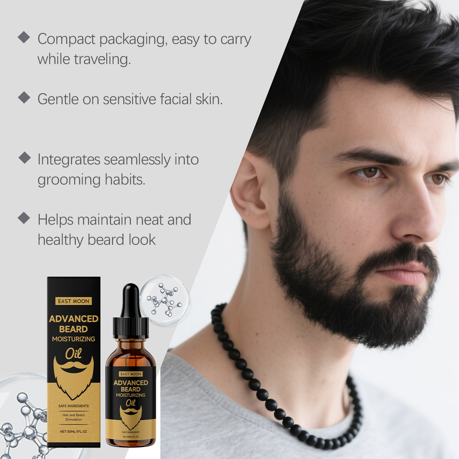 East Moon Rosemary Beard Softe - Beard Oil Growth 评论和价格