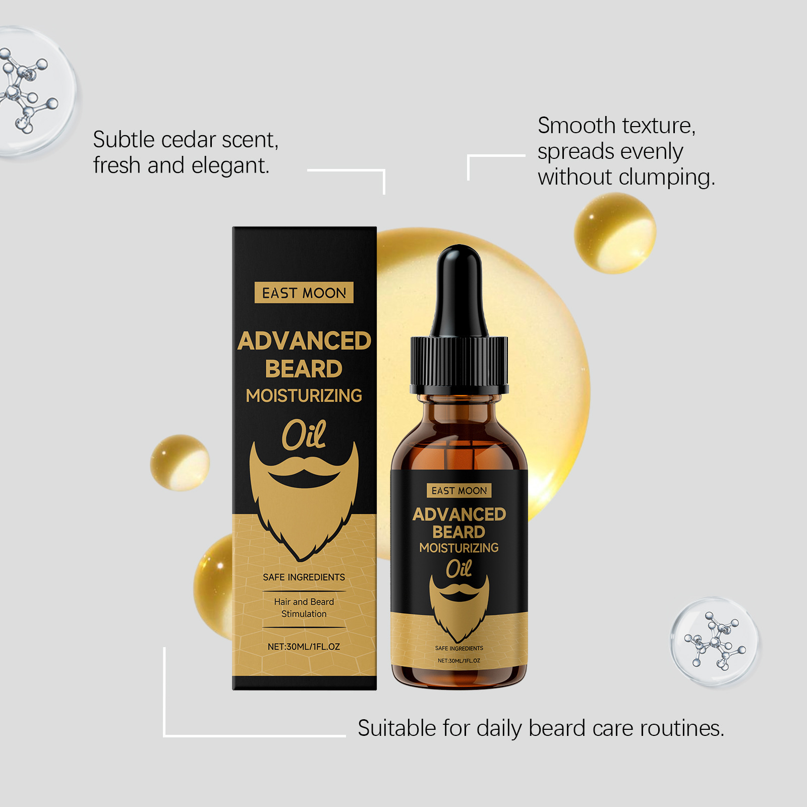 East Moon Rosemary Beard Softe - Beard Oil Growth 评论和价格