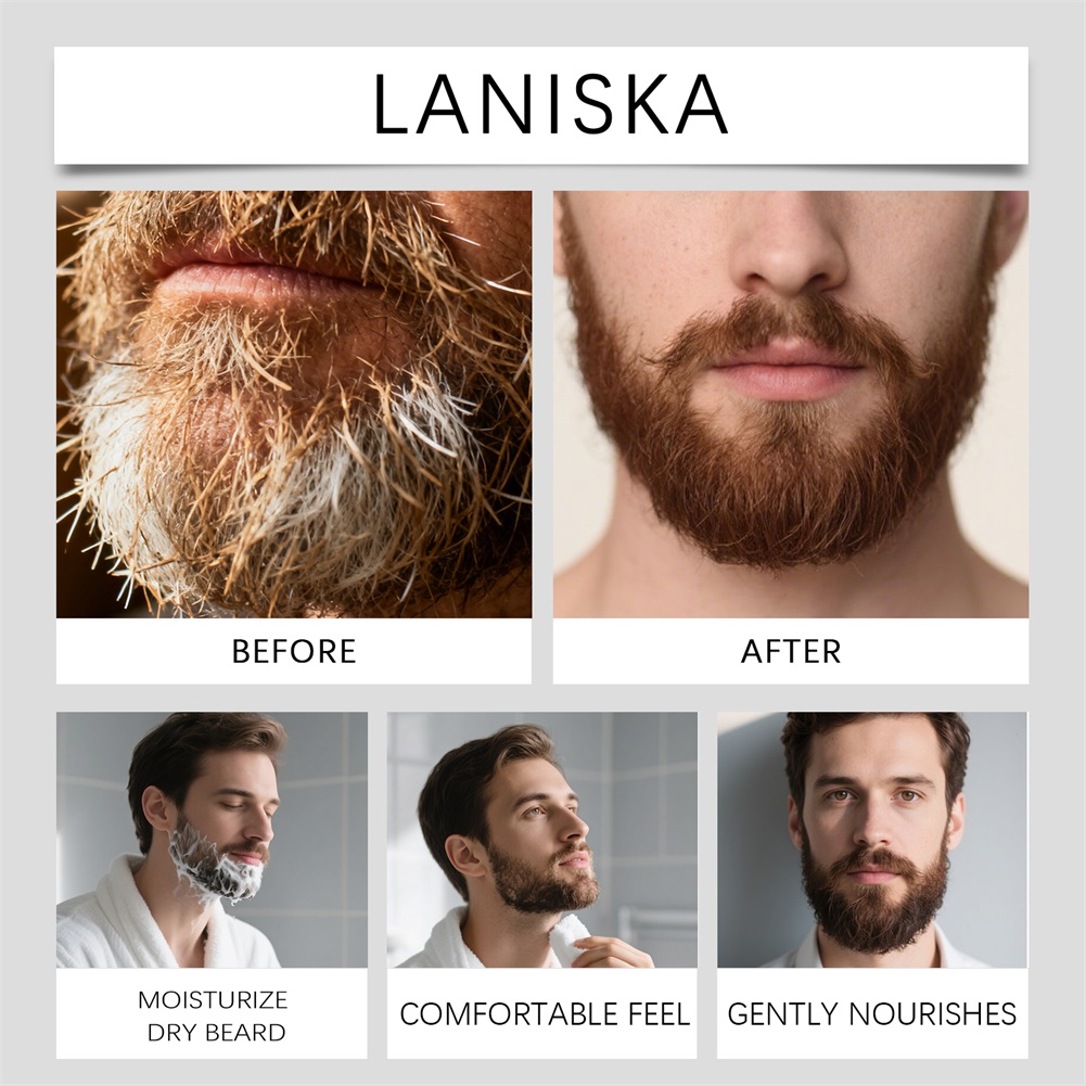 Beard Cream With Shea-Butter-C - Beard Oil Growth 评论和价格