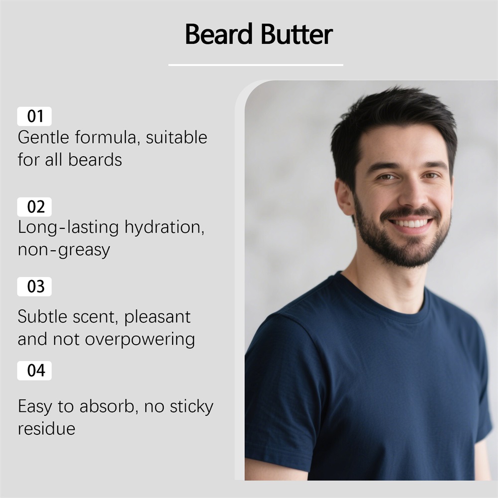 Beard Cream With Shea-Butter-C - Beard Oil Growth 评论和价格