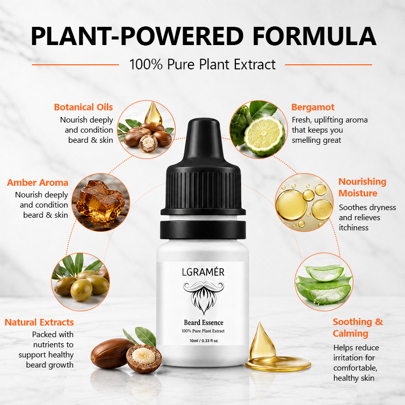 Men's Beard Growth Serum Nouri - Beard Oil Growth 评论和价格