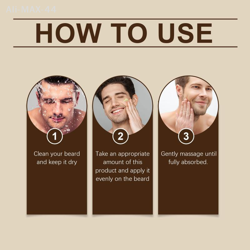 Men's Biotin Beard Balm - Bear - Beard Oil Growth 评论和价格
