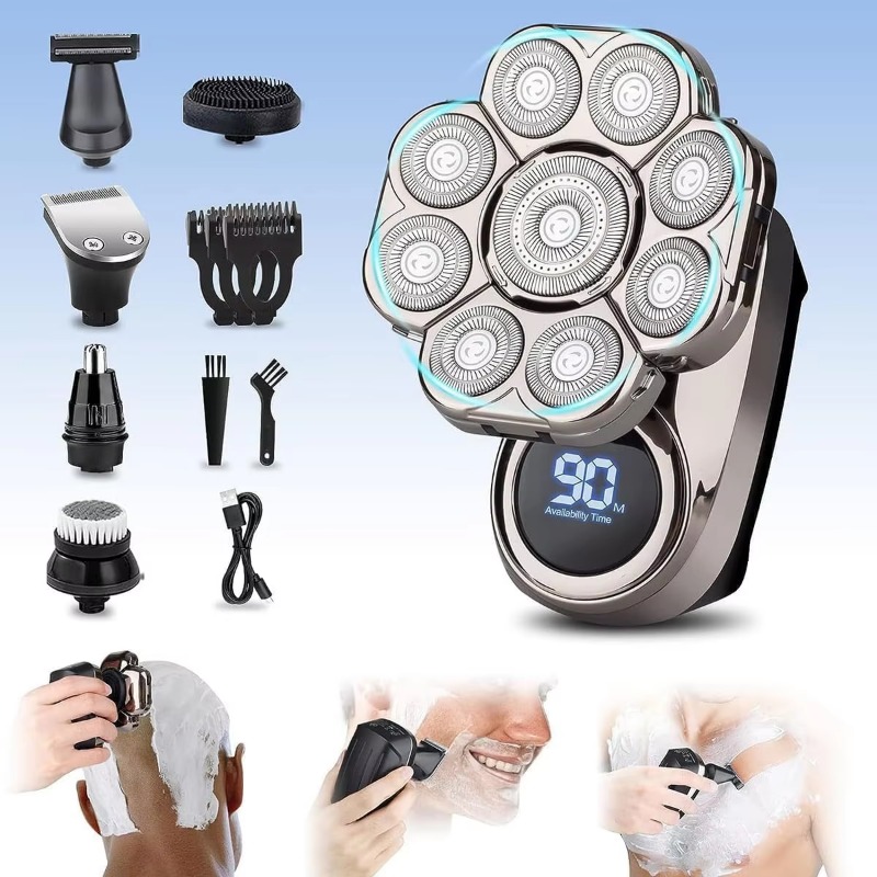 9D Floating Electric Shavers f - Men'S Grooming Razor Kit 评论和价格
