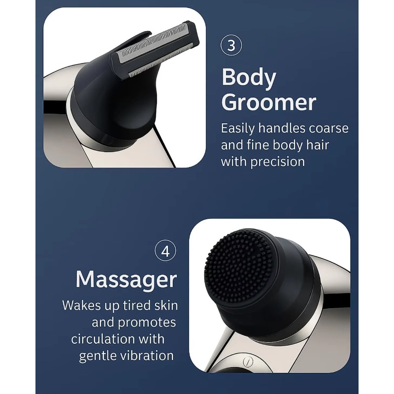 9D Floating Electric Shavers f - Men'S Grooming Razor Kit 评论和价格