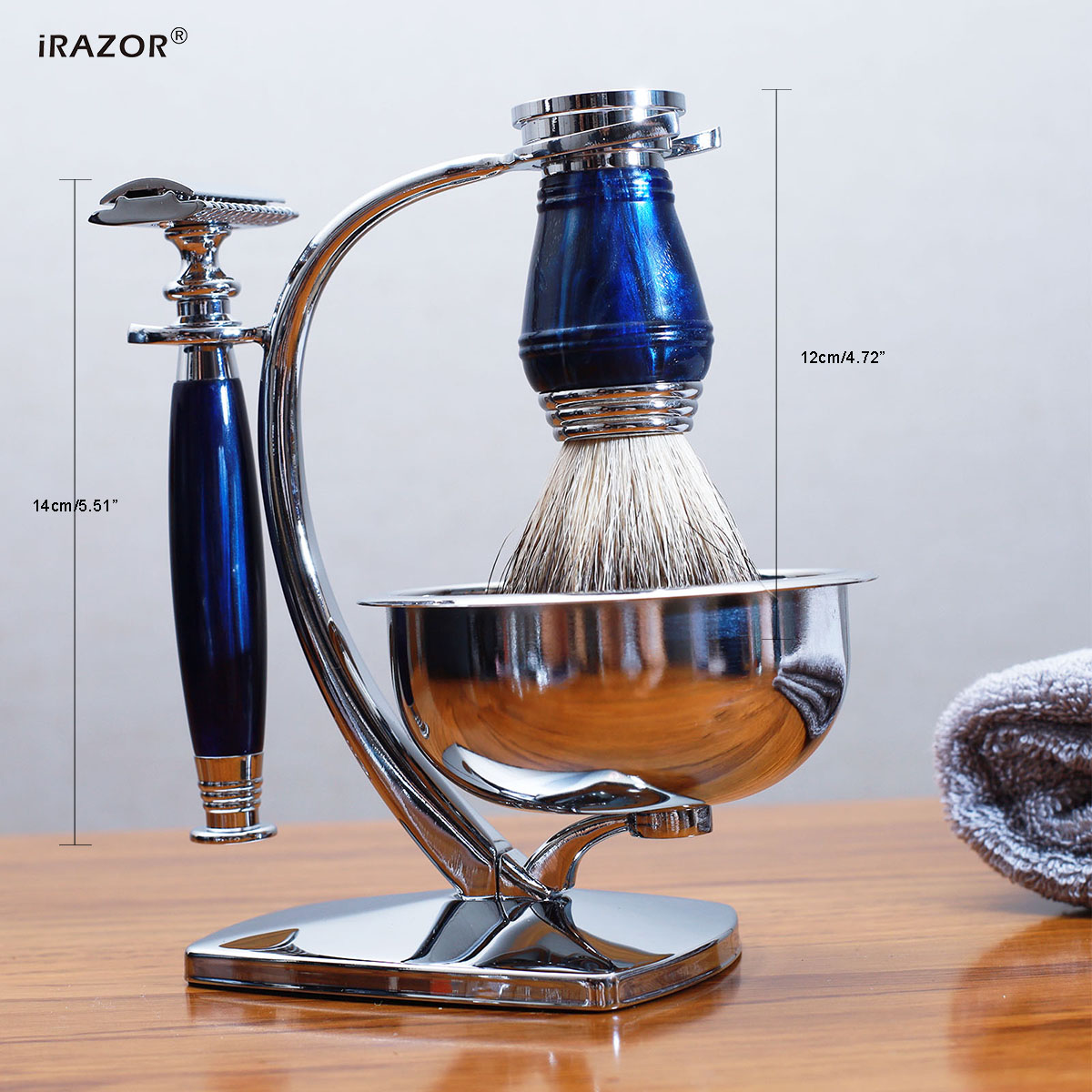 iRAZOR Royal Blue Luxury Men's - Men'S Grooming Underarm 评论和价格