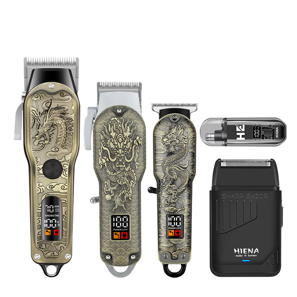HIENA 5pcs Professional Hair C - Men'S Grooming Electric Trimmer 评论和价格