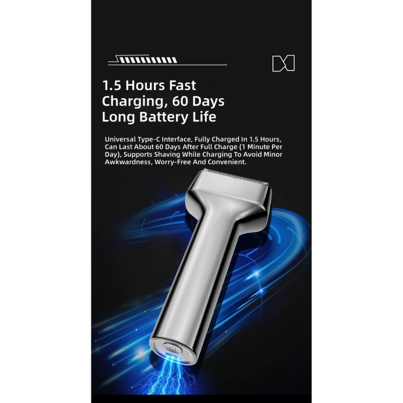 AT28-USB Rechargeable Wet/Dry  - Men'S Grooming Razor Kit 评论和价格