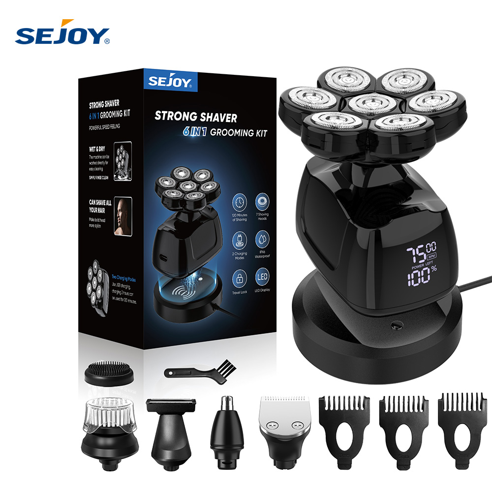 SEJOY Multifunctional 7D Head  - Men'S Grooming Razor Kit 评论和价格